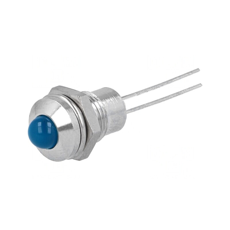 Lampa LED Albastră Ø8,2mm IP40 pentru PCB | Electronic-mag.ro | Componente Electronice