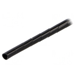 Înfășurare spirală polietilenă neagră 4-50mm 10m | Electronic-mag.ro | Componente Electronice