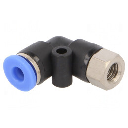 Racord push-in unghi 90° M6 BLUELINE | Electronic-mag.ro | Componente Electronice