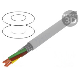 Cablu Ecranat LiYCY 4x1mm2 PVC | Electronic-mag.ro | Componente Electronice