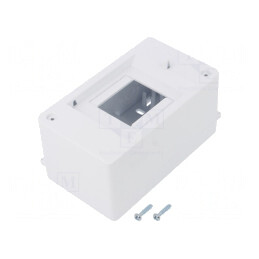 Carcasă modulară albă IP20 400V 3 module | Electronic-mag.ro | Componente Electronice