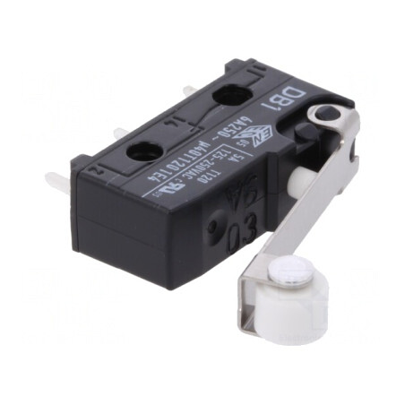 Microîntrerupător SNAP ACTION cu Rola 6A/250VAC 0,1A/80VDC | Electronic-mag.ro | Componente Electronice