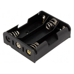 Suport Baterii AA R6 pentru 3 Baterii Tip 6F22 | Electronic-mag.ro | Componente Electronice
