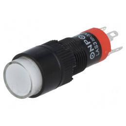 Comutator Acţionat Prin Apăsare 2 SPDT 0,5A 250VAC IP40 | Electronic-mag.ro | Componente Electronice