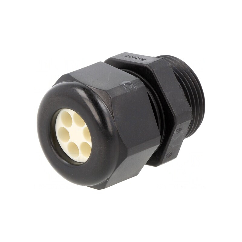 Garnitură de Etanșare PG16 cu Orificii Multiple IP65 Neagră | Electronic-mag.ro | Componente Electronice
