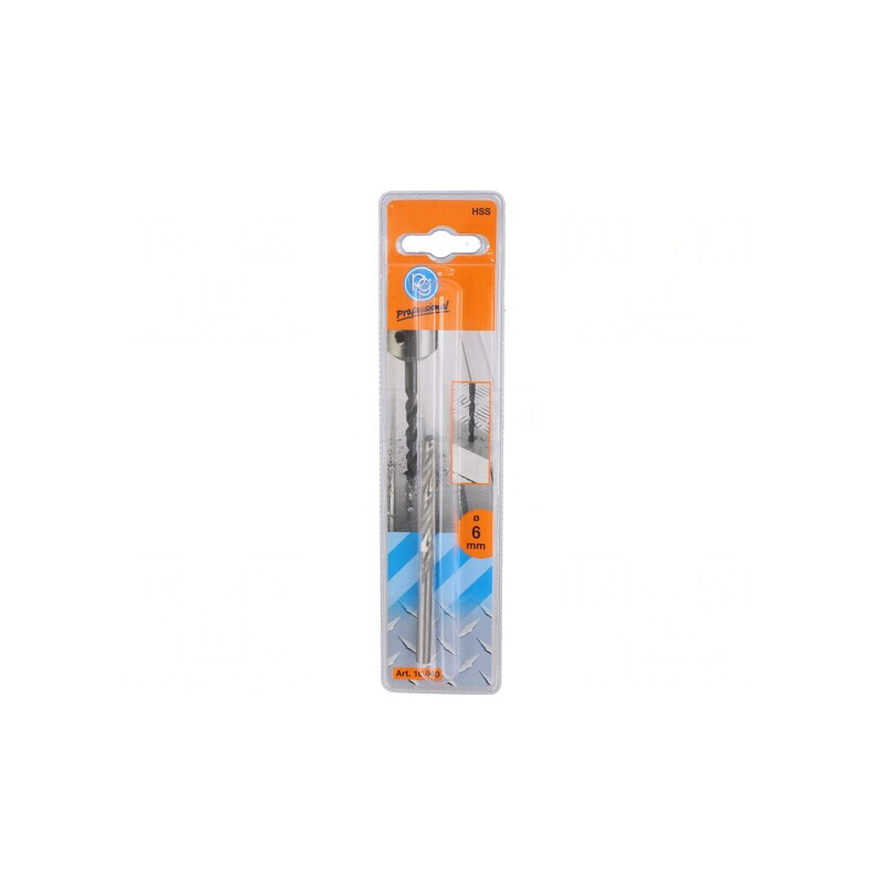 Burghiu Metal 6mm Oțel Rapid HSS Blister | Electronic-mag.ro | Componente Electronice