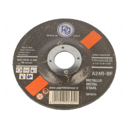 Disc de tăiere metal/oțel 115mm 22mm 3,2mm | Electronic-mag.ro | Componente Electronice