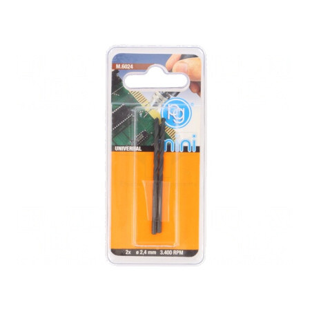Burghiu Metal 2,4mm HSS 2 bucăți | Electronic-mag.ro | Componente Electronice