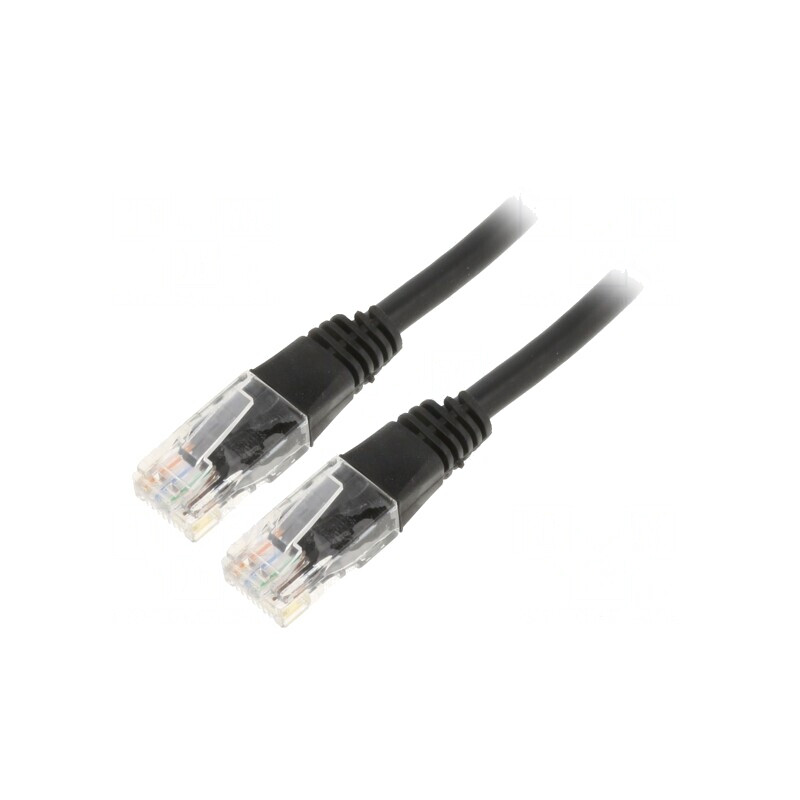 Cablu Patch UTP Cat5e 7,5m Negru | Electronic-mag.ro | Componente Electronice Cablu Patch UTP Cat5e 7,5m Negru | Electronic-mag.ro | Componente Electronice
