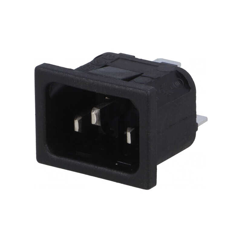 Conector Alimentare AC Tată 10A 250V IEC 60320 | Electronic-mag.ro | Componente Electronice Conector Alimentare AC Tată 10A 250V IEC 60320 | Electronic-mag.ro | Componente Electronice