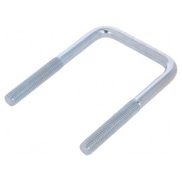 Bridă U oțel zinc 53mm 61mm | Electronic-mag.ro | Componente Electronice