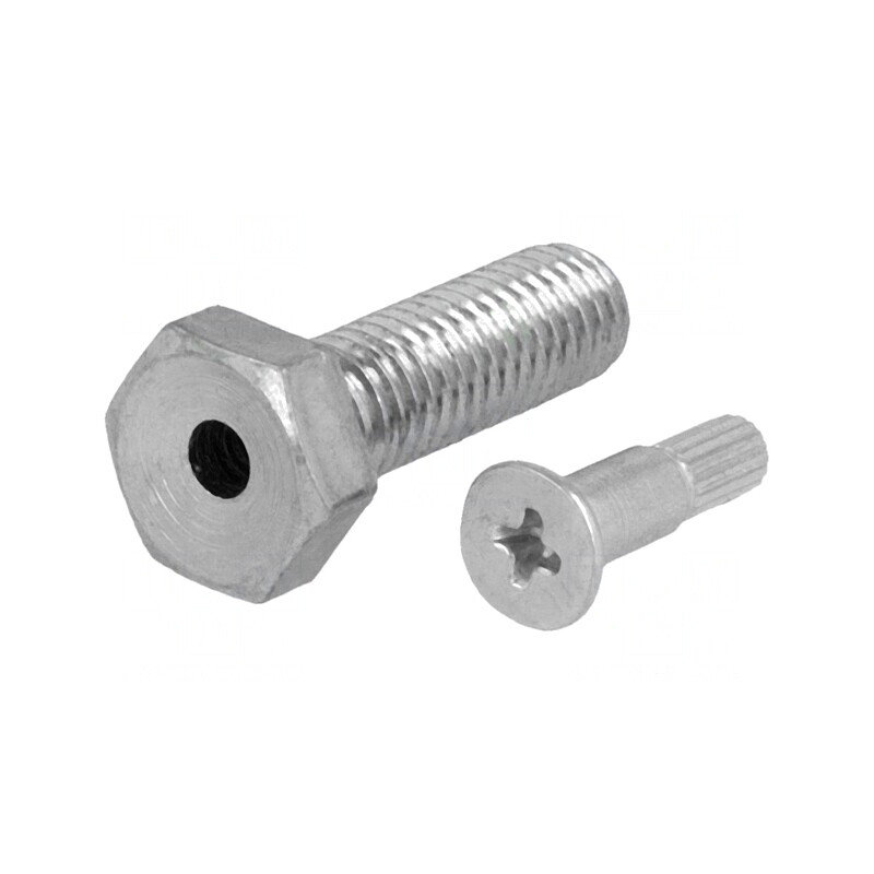 Știft M8 Oțel Zinc Filet 25mm | Electronic-mag.ro | Componente Electronice