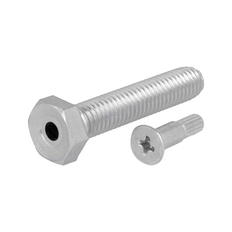 Ştift M8 Oţel Zinc Filet 40mm | Electronic-mag.ro | Componente Electronice