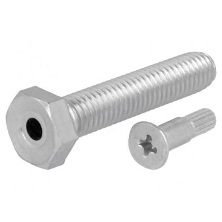 Ştift M8 Oţel Zinc Filet 40mm | Electronic-mag.ro | Componente Electronice