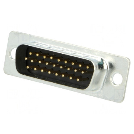 Mufă D-Sub HD 26 pini neagră pentru cablu | Electronic-mag.ro | Componente Electronice