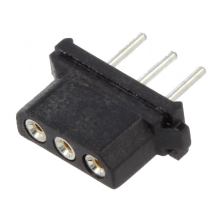 Soclu PCB-cablu/PCB mamă Datamate L-Tek 2mm 3 PIN THT 800V | Electronic-mag.ro | Componente Electronice