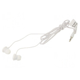 Căști In-Ear Albe Jack 3,5mm 1,2m | Electronic-mag.ro | Componente Electronice