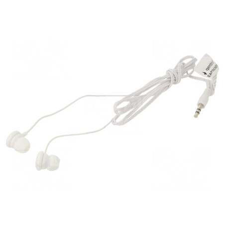 Căști In-Ear Albe Jack 3,5mm 1,2m | Electronic-mag.ro | Componente Electronice
