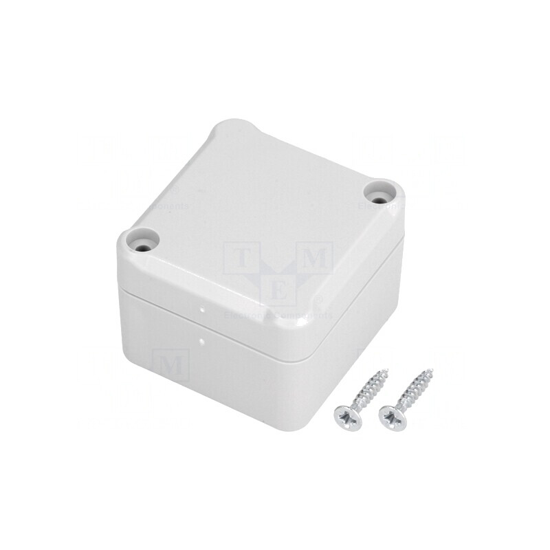 Carcasă Universală Polistiren Gri IP65 49x51x36mm | Electronic-mag.ro | Componente Electronice