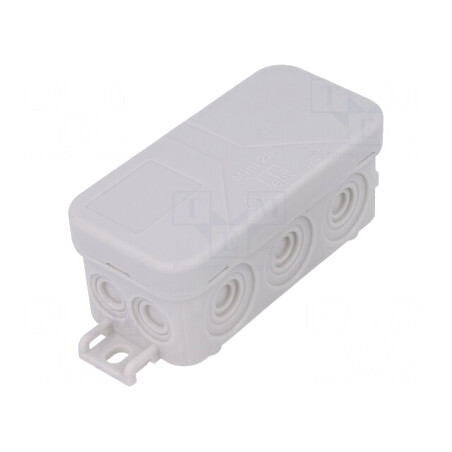 Carcasă cutie de conexiuni 43x90x37mm IP55 gri | Electronic-mag.ro | Componente Electronice