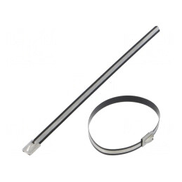 Colier de strângere neagră 201mm | Electronic-mag.ro | Componente Electronice