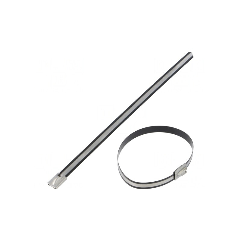 Colier de strângere neagră 201mm | Electronic-mag.ro | Componente Electronice