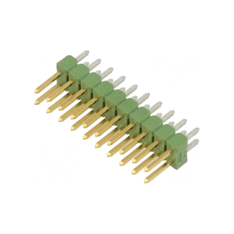 Conector Şir Pini Drept 20 Pini 2.54mm AMPMODU MOD II Tată | Electronic-mag.ro | Componente Electronice