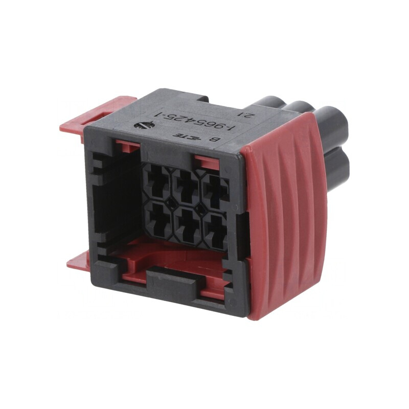 Conector Auto JPT Mamă 6 PIN Negru pe Cablu | Electronic-mag.ro | Componente Electronice