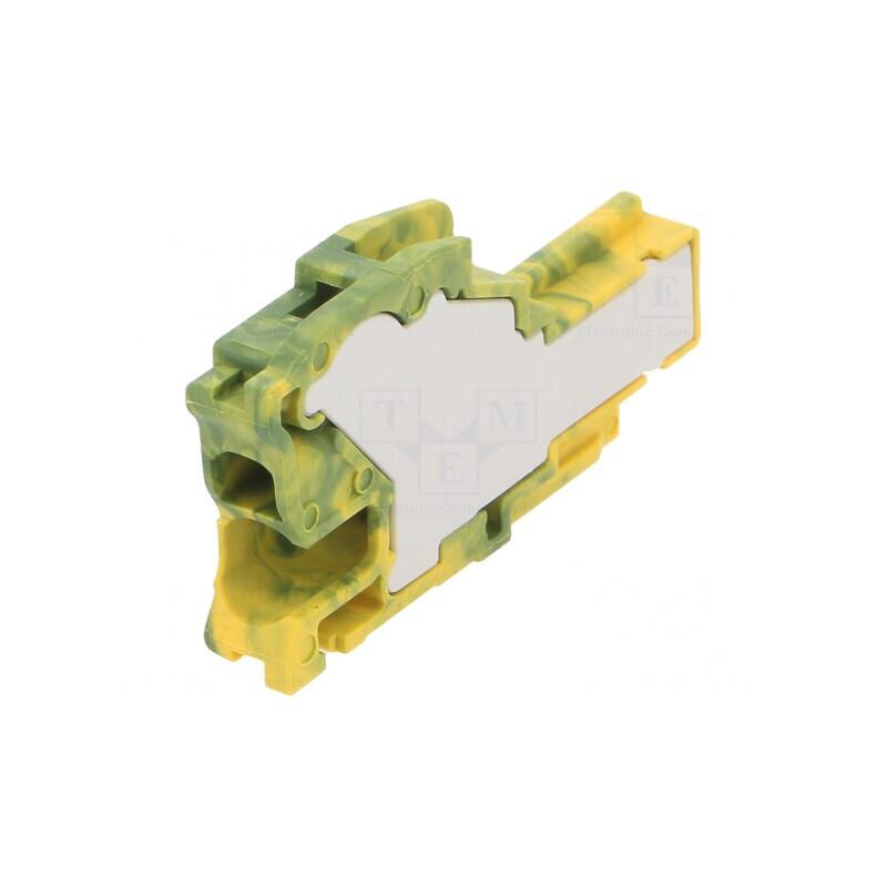 Fişă galben-verde 0,2-2,5mm2 cu arc | Electronic-mag.ro | Componente Electronice