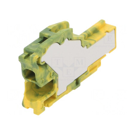 Fişă galben-verde 0,2-2,5mm2 cu arc | Electronic-mag.ro | Componente Electronice