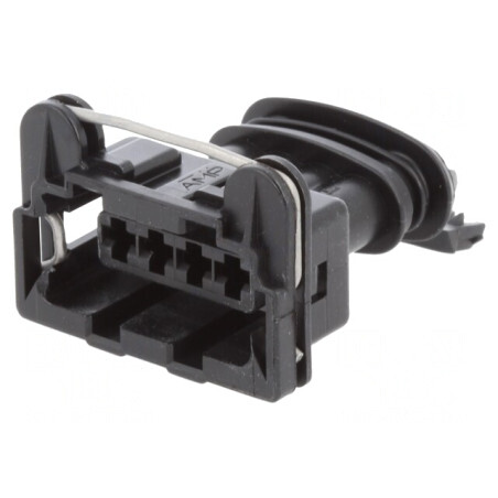 Conector Automotive JPT Mamă 4 Pini Negru Pe Cablu | Electronic-mag.ro | Componente Electronice