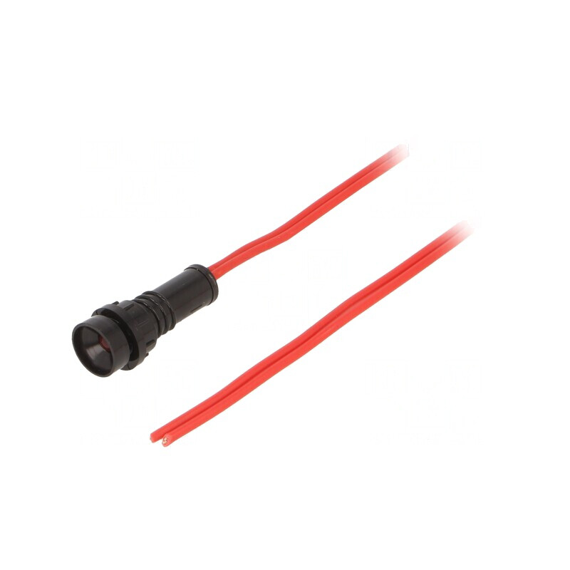 Lampă LED de control roșie 230V 10mm IP20 | Electronic-mag.ro | Componente Electronice