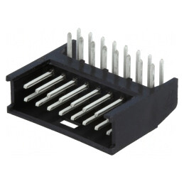 Soclu cablu-placă 2,54mm 16 PIN THT AMPMODU MOD II | Electronic-mag.ro | Componente Electronice