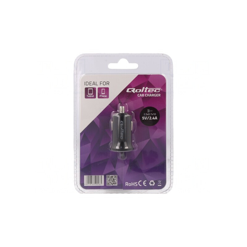 Alimentator USB 5V/2,4A Negru | Electronic-mag.ro | Componente Electronice