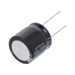 Condensator Electrolitic THT 100uF 200V 20x20mm | Electronic-mag.ro | Componente Electronice
