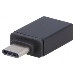 Adaptor OTG USB 3.1 USB A la USB C Negru | Electronic-mag.ro | Componente Electronice