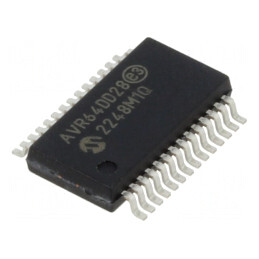 Microcontroler AVR SSOP28 cu 23 Întrerupătoare și 1 Comparator AVR64