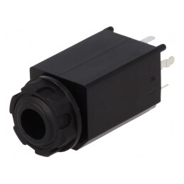 Soclu Jack 6.3mm Stereo cu Întrerupător Dublu | Electronic-mag.ro | Componente Electronice