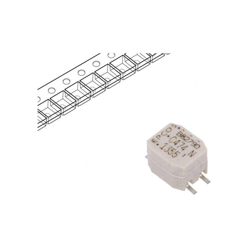 Inductor SMD 470uH 500mA 7,1x6x5,2mm | Electronic-mag.ro | Componente Electronice