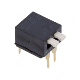 Comutator DIP-SWITCH 2 Secțiuni OFF-ON 0,025A 24VDC | Electronic-mag.ro | Componente Electronice