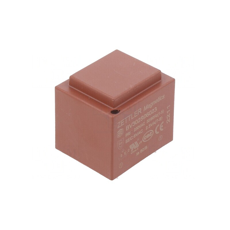 Transformator Încapsulat 6V 383mA PCB 2,3VA 230VAC | Electronic-mag.ro | Componente Electronice