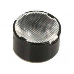 Lentilă LED Rotundă Plexiglass Transparentă 14-41° | Electronic-mag.ro | Componente Electronice