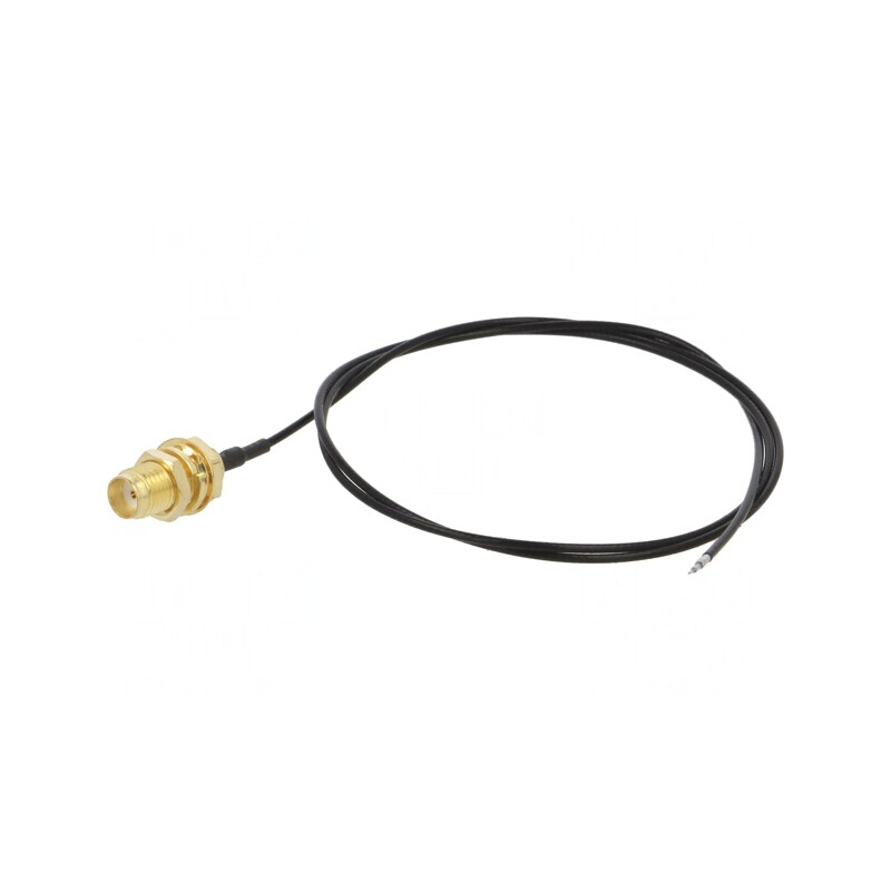 Cablu SMA 50Ω 0,5m Negru Drept | Electronic-mag.ro | Componente Electronice