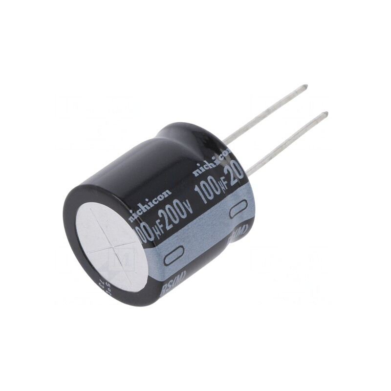Condensator Electrolitic THT 100uF 200V 20x20mm | Electronic-mag.ro | Componente Electronice