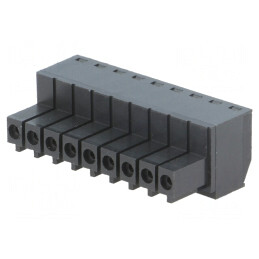 Regletă de conexiuni deconectabilă 3,5mm 9 piste dreaptă mufă | Electronic-mag.ro | Componente Electronice