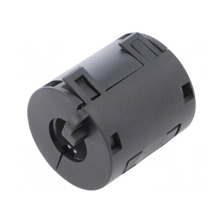 Ferită dublă pe cablu rotund 13mm 125Ω 31,5mm | Electronic-mag.ro | Componente Electronice