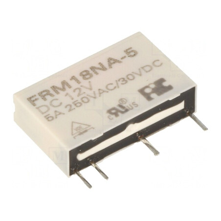 Releu electromagnetic SPST-NO 12VDC 5A | Electronic-mag.ro | Componente Electronice