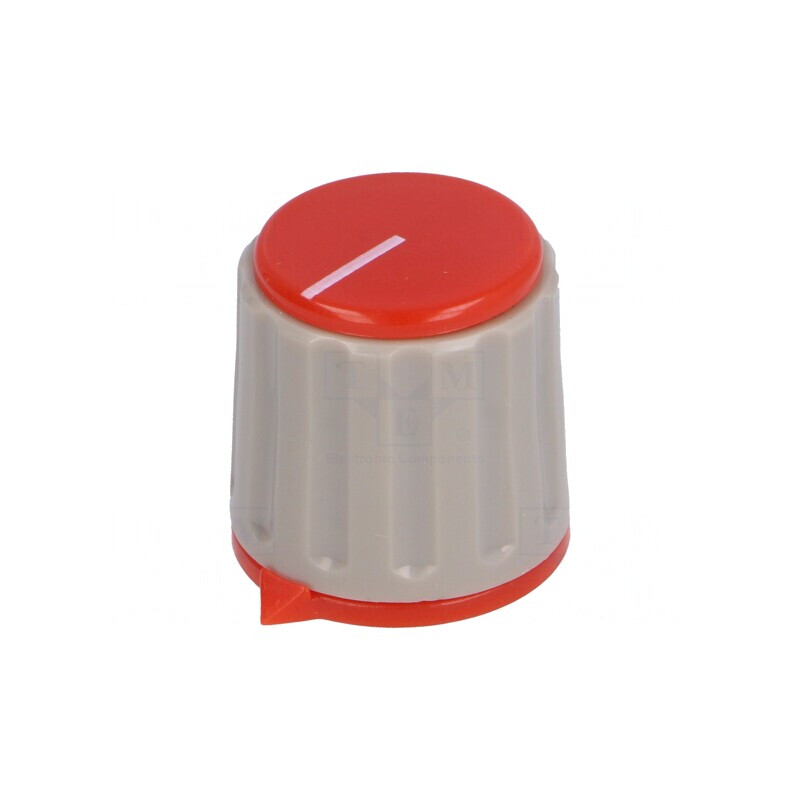 Buton rotativ cu indicator 6mm 21.3x20mm Ax moletat | Electronic-mag.ro | Componente Electronice