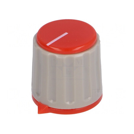 Buton rotativ cu indicator 6mm 21.3x20mm Ax moletat | Electronic-mag.ro | Componente Electronice