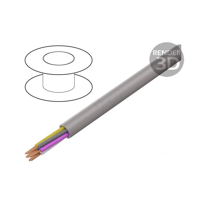 Cablu UNITRONIC LiHH 7x0,25mm² 60V Cu | Electronic-mag.ro | Componente Electronice